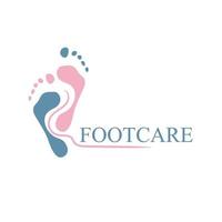 modelo correto de cuidados com os pés. procedimentos de banner cosmetológicos e médicos para articulações de tratamento e prevenção. vetor