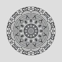 arte de mandala de vetor livre indiano floral com um fundo simples