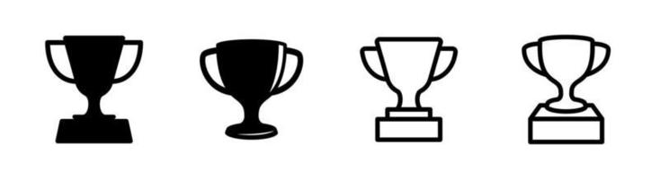 elemento de design de ícone de troféu adequado para sites, design de impressão ou aplicativo vetor
