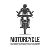 ilustração vetorial de motocicleta vetor