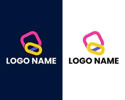 modelo de design de logotipo moderno letra q vetor