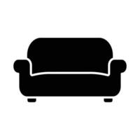 modelo de design de vetor de ícone de cadeira viva