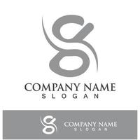 vetor de design de logotipo de carta corporativa de negócios