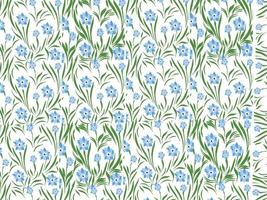 design de fundo floral padrão sem emenda. vetor