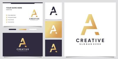 design de logotipo de monograma inicial com conceito criativo vetor