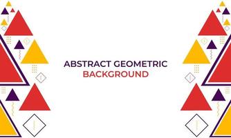 fundo de forma geométrica triângulo colorido vetor