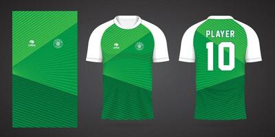 modelo de design de esporte de camisa de futebol vetor