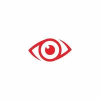 olhos de logotipo de ilustração vetor