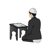personagem de ilustração ramadã islâmico vetor