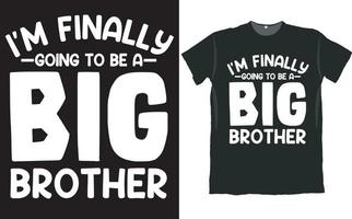 8 eu finalmente vou ser o big brother design de camiseta vetor