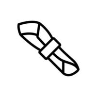 ícone de vetor de guardanapo de papel. ilustração de símbolo de contorno isolado