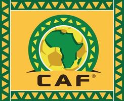 caf símbolo logotipo copa africana futebol design ilustração vetorial vetor