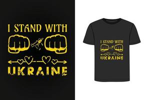 design de camiseta vintage retrô da ucrânia vetor