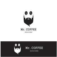 modelo de logotipo de xícara de café vetor