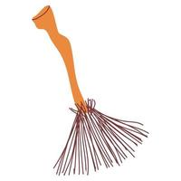 ícone de um elemento gráfico de design bonito mão desenhada doodle broom.single. vetor