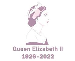 rainha elizabeth rosto jovem retrato rosa 1926 2022 britânico reino unido nacional europa país ilustração vetorial design abstrato vetor