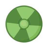 ícone de energia verde nuclear vetor