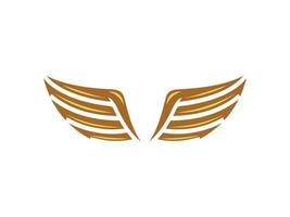 vetor de design de ícone de asas