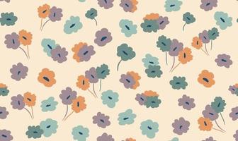 fundo floral para têxteis, maiô, papel de parede, capas de padrão, superfície, embrulho. vetor