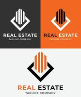 modelo de vetor de logotipo imobiliário