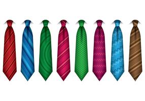 Conjunto de vetor de cravat