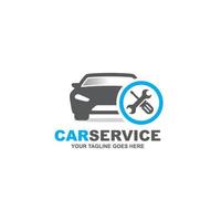 vetor de logotipo plano simples de reparo de carro