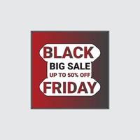 sexta-feira negra é super venda. modelo de banner de sexta-feira negra com fundo de textura vetor