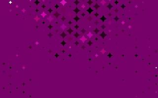 capa de vetor roxo claro com estrelas pequenas e grandes.