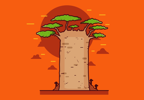 Livre Baobab Vector