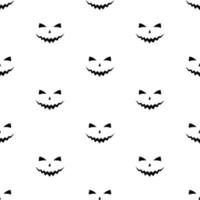 conjunto de caras assustadoras abóboras de halloween vetor