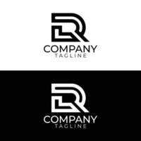 r design de logotipo criativo e modelos vetoriais premium vetor