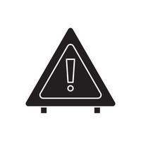 vetor de sinal de aviso para apresentação do ícone do símbolo do site