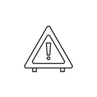 vetor de sinal de aviso para apresentação do ícone do símbolo do site