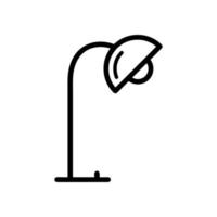 modelos de design de vetor de ícone de lâmpada de mesa