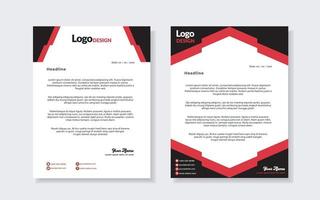 conjunto de modelo de papel timbrado moderno para design de papelaria todas as empresas corporativas de negócios. formato vetorial editável a4. para download. vetor