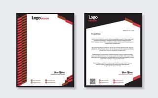 conjunto de modelo de papel timbrado moderno para design de papelaria todas as empresas corporativas de negócios. formato vetorial editável a4. para download. vetor