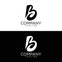 b design de logotipo exclusivo e modelos vetoriais premium vetor