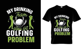 design de t-shirt de golfe, slogan de t-shirt de golfe e design de vestuário, tipografia de golfe, vetor de golfe, ilustração de golfe