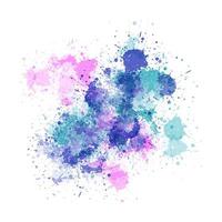 fundo aquarela splatter vetor