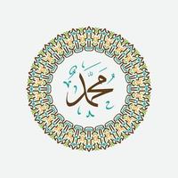 celebração maulid nabi muhammad, mawlid al nabi muhammad, ou mawlid profeta muhammad design islâmico vetor