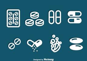 Vector de ícones de Medicina