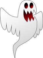 fantasma para logotipo, ícone, símbolo, halloween, design ou gostosuras ou travessuras vetor