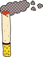 cigarro de desenho animado vetor