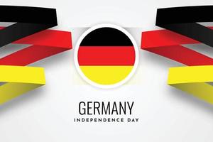 dia da independência da alemanha, dia da unidade vetor