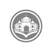 logotipo da mesquita e vetor de símbolo