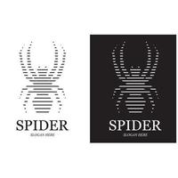 vetor e ilustração do logotipo da aranha