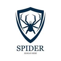 vetor e ilustração do logotipo da aranha