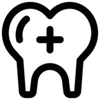 ícone de atendimento odontológico, tema de saúde vetor