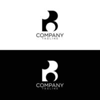 b design de logotipo e modelos vetoriais premium vetor