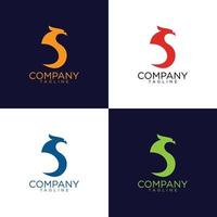 s design de logotipo e modelos vetoriais premium vetor